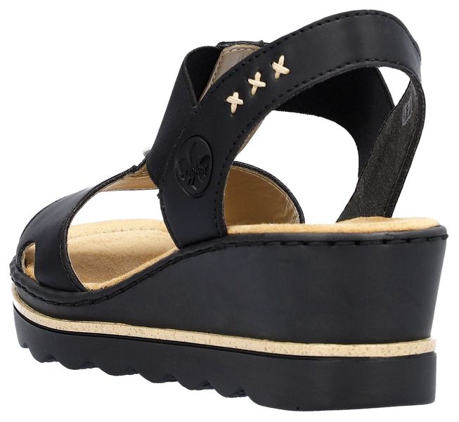 Rieker Keilsandalette, Sommerschuh, Sandale, Keilabsatz, mit günstig online kaufen