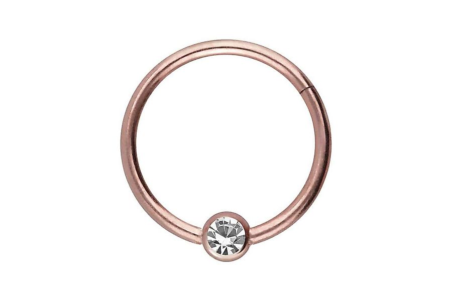 PIERCINGLINE Nasenpiercing Chirurgenstahl Segmentring Clicker KRISTALL Ohrp günstig online kaufen
