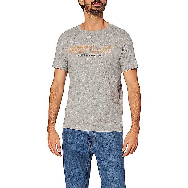 Replay M3427.000.2660 T-shirt 2XL Grey Melange günstig online kaufen
