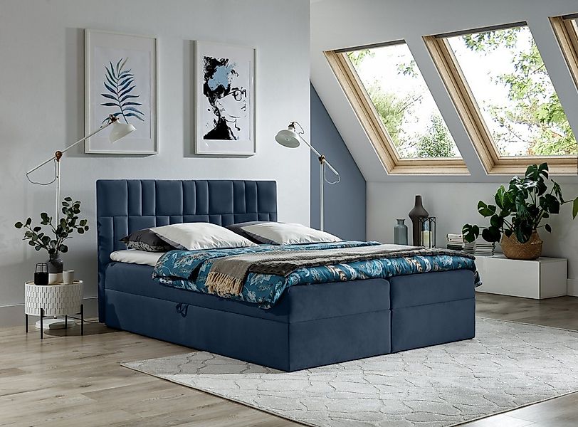 99rooms Boxspringbett Forello (Schlafzimmerbett, Bett), Design günstig online kaufen