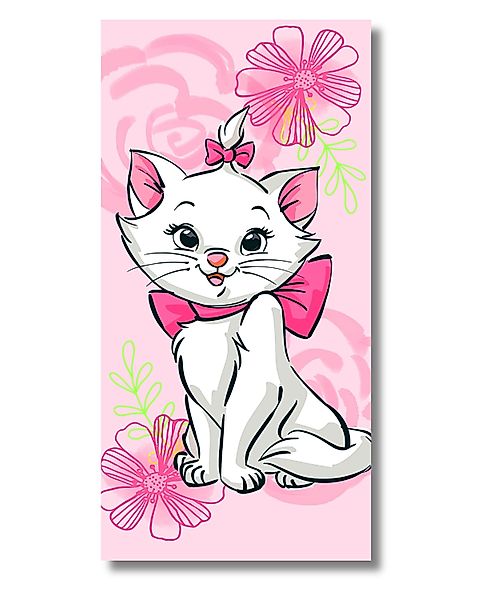 Disney Badetuch Marie Aristocats, Baumwolle, Mädchen günstig online kaufen