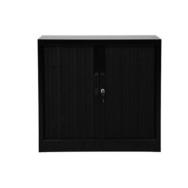 PROREGAL Rollladenschrank Weasel 2 Ordernhöhen HxBxT 75 x 80 x 46 cm Schwar günstig online kaufen