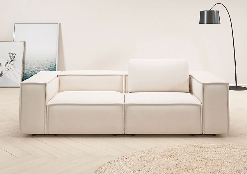 Home affaire 2-Sitzer "Watertown, modernes Sofa 246 cm breit, auch in Feinc günstig online kaufen