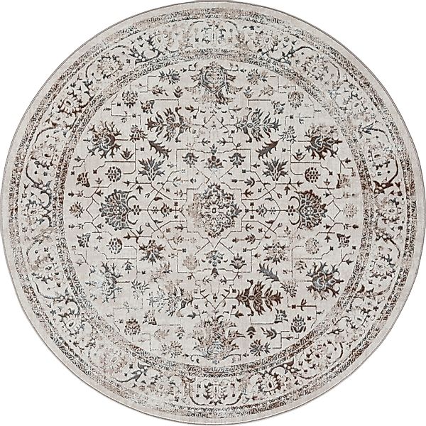 merinos Teppich »Creation 50112«, rund, 10 mm Höhe, elegant, glänzend, Kurz günstig online kaufen