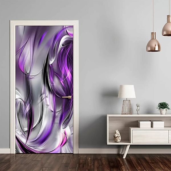 Türtapete - Photo Wallpaper  Purple Abstraction I günstig online kaufen
