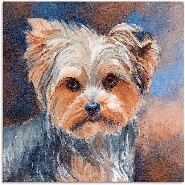 Artland Wandbild "Sadie Belle Yorkshire Terrier", Haustiere, (1 St.), als L günstig online kaufen