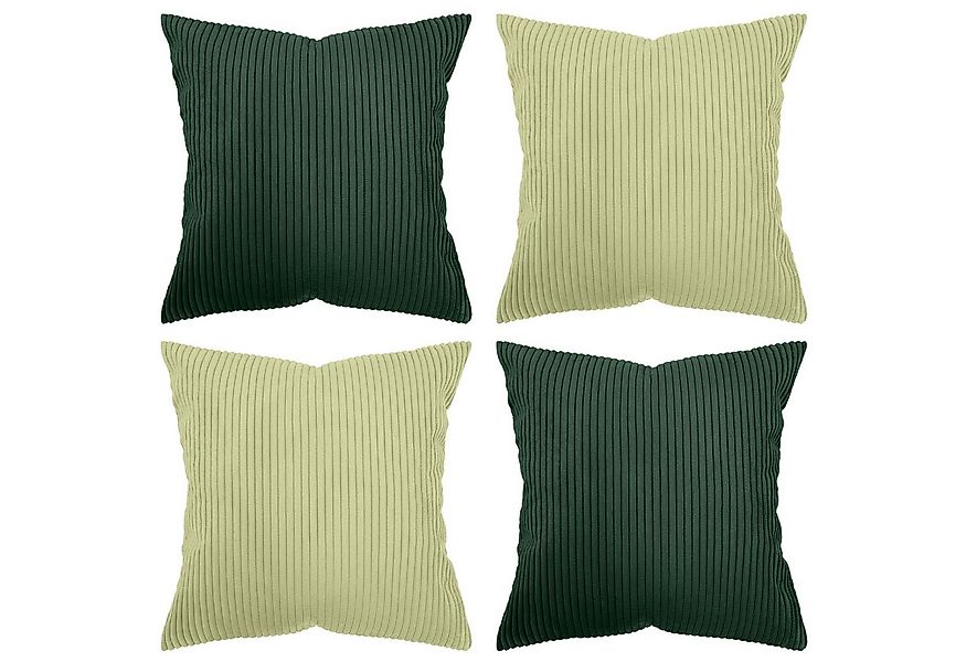 Amilian Kissenhüllen - 4er Set Kissenbezug - Zierkissenbezüge - Kissenbezüg günstig online kaufen