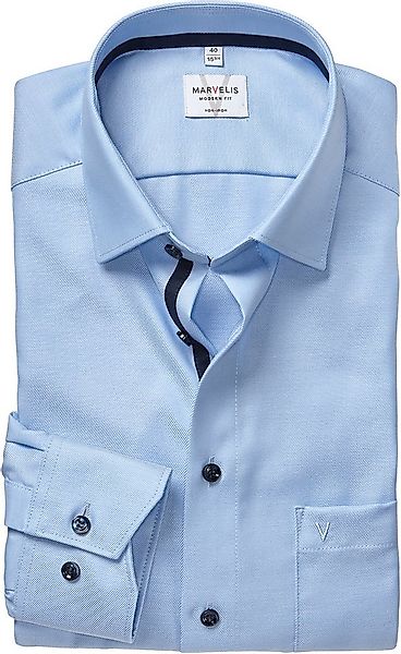 MARVELIS Langarmhemd Businesshemd, New-Kentkragen, modern fit günstig online kaufen