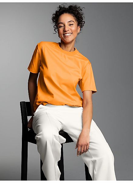 Trigema T-Shirt "TRIGEMA Relaxed Fit T-Shirt" 1 Stk. tlg. günstig online kaufen