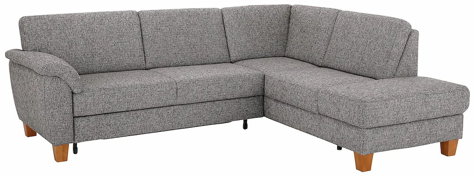Home affaire Ecksofa »Alta L-Form«, mit Federkern und Kontrastnaht, Füße Bu günstig online kaufen