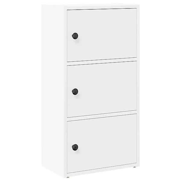 vidaXL Bücherregal Weiß 40x24x77 cm Holzwerkstoff 860364 günstig online kaufen