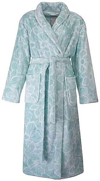 Tenderness Damenbademantel Damen Morgenmantel, Midi, Polyester, Schalkragen günstig online kaufen