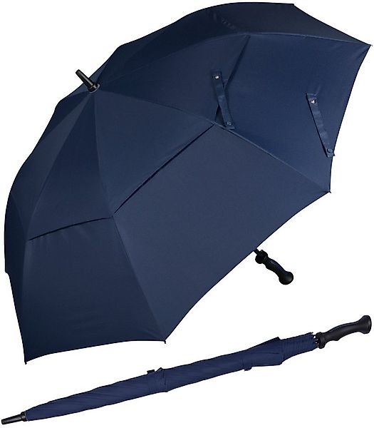 iX-brella Stockregenschirm XXL 130 cm Durchmesser mit Ventilationsbezug uni günstig online kaufen
