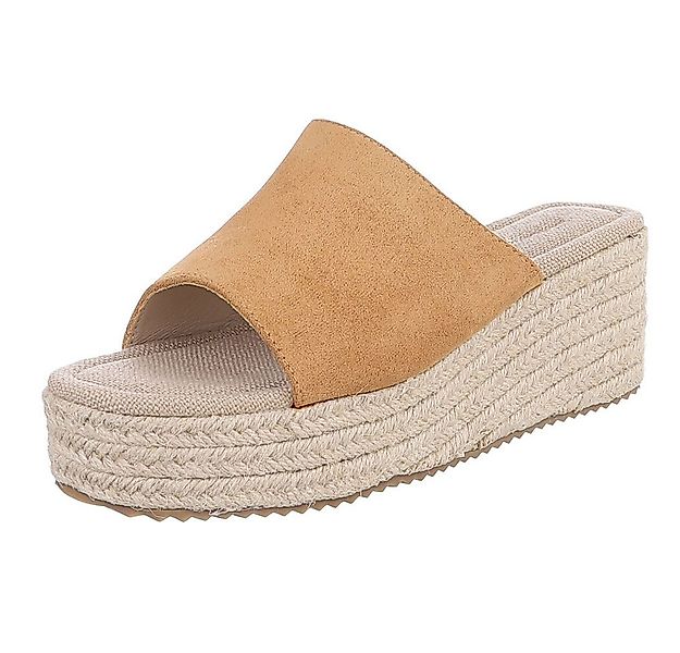 Ital-Design Plateau-Sandalen mit offenem Schnitt für Damen Plateausandalett günstig online kaufen