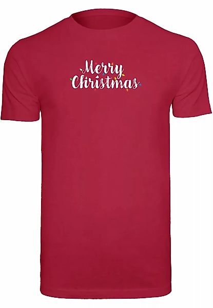 Merchcode T-Shirt "Merchcode Herren Merry Christmas Lights T-Shirt Round Ne günstig online kaufen