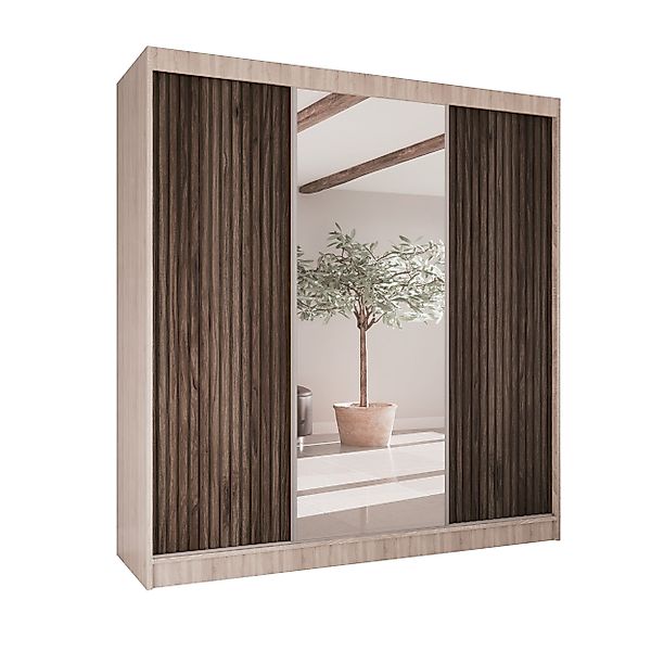 Beautysofa Kleiderschrank RAMOS II Breite: 200cm, günstig online kaufen