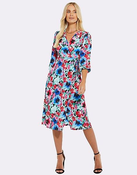 Threadbare Sommerkleid THB Watermelon Wrap Midi (1-tlg) mit buntem Blumenmu günstig online kaufen