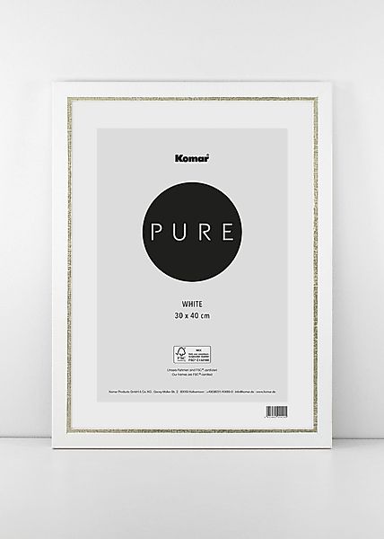 Komar Bilderrahmen Elegant, Echtholzrahmen mit hochtransparentem günstig online kaufen