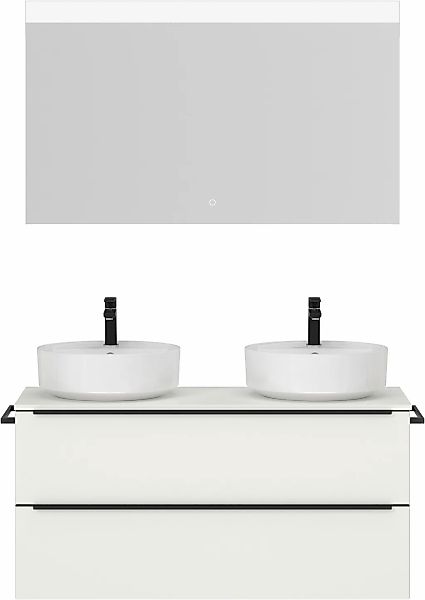 nobilia Badmöbel-Set "Alvene", (2 St., vormontiert, mit Soft-Close), inkl. günstig online kaufen