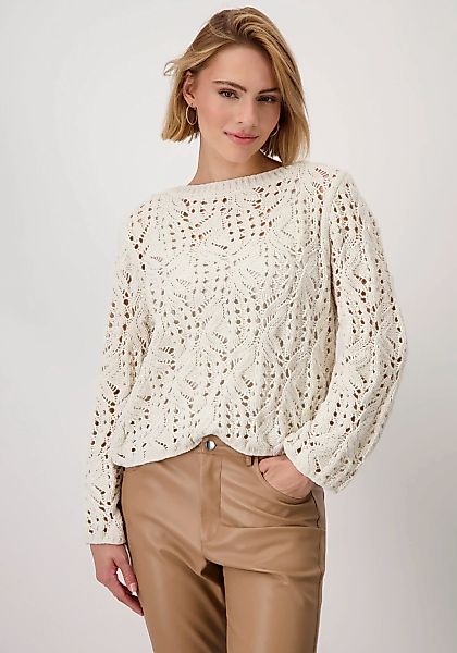 Monari Rundhalspullover günstig online kaufen