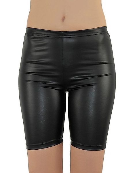 SYS Shorts Shorts Mini-Hose Kurz Glanz-Matt in Latex Leder Lack Optik Sport günstig online kaufen
