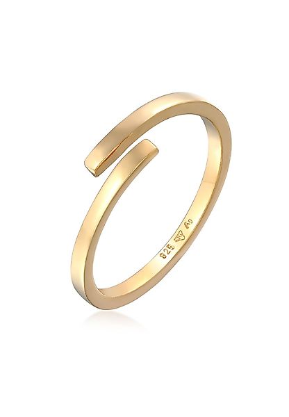 Elli Fingerring Wickelring Offen Statement Geo günstig online kaufen