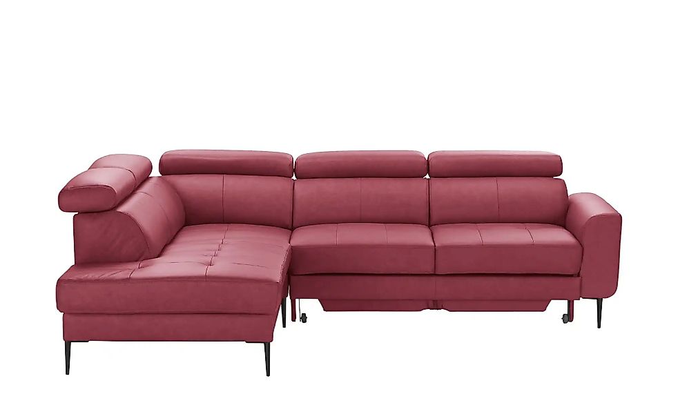 Max Schelling Ecksofa  Momentum ¦ rot ¦ Maße (cm): B: 262 H: 92 T: 213 Pols günstig online kaufen