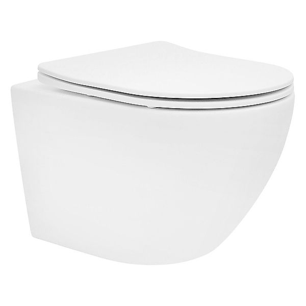 LuxeBath Tiefspül-WC Spülrandloses Hänge WC Keramik günstig online kaufen