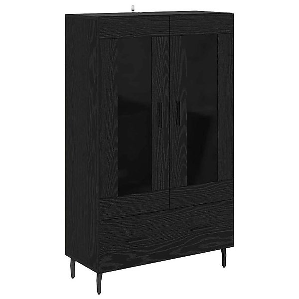 vidaXL Highboard Schwarz Eichen-Optik 69,5 x 31 x 115 cm Holzwerkstoff 8825 günstig online kaufen