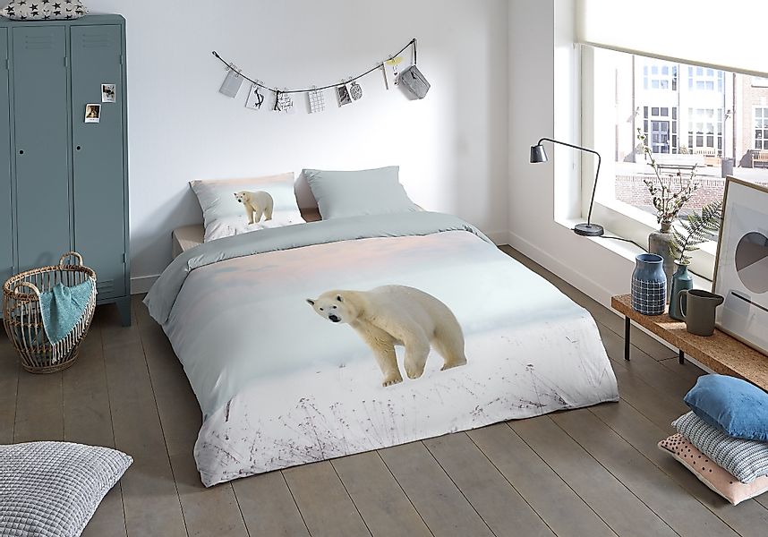 PURE luxury collection Wendebettwäsche »Bjorn«, Mikrofaser, 135x200, Pflege günstig online kaufen