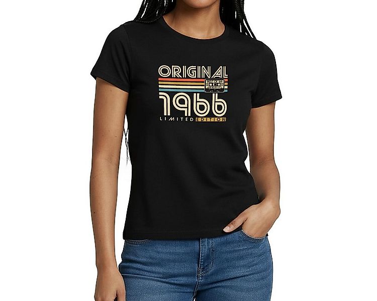 Spreadshirt T-Shirt Original 1966 Jahrgang Vintage Geburtstag Retro Frauen günstig online kaufen