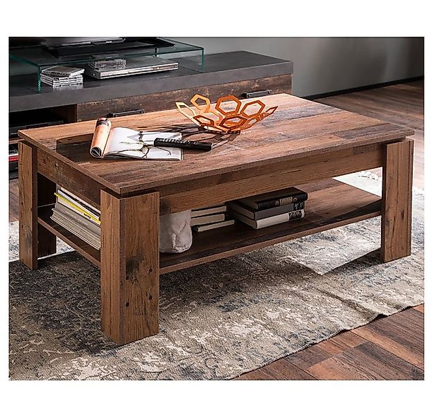 trendteam Couchtisch, Wohnzimmertisch Sofatisch Beistelltisch Holztisch Old günstig online kaufen