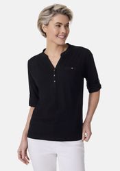 STOOKER WOMEN 3/4-Arm-Shirt "MARIE T-Shirt 3/4 - Arm" Regular Fit Slub Yarn günstig online kaufen