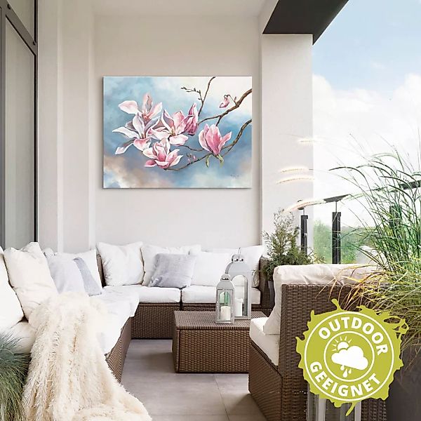 Artland Wandbild »Magnolienzweig«, Blumen, (1 St.), als Alubild, Outdoorbil günstig online kaufen