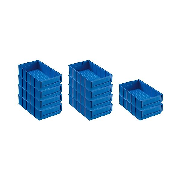 PROREGAL SparSet 10x Blaue Industriebox 300 B HxBxT 8,1 x 18,3 x 30 cm 3,4 günstig online kaufen