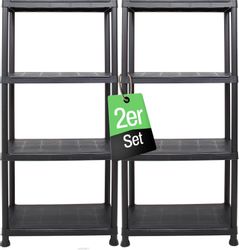 ONDIS24 Steckregal 2x Kunststoffregal, 60 x günstig online kaufen