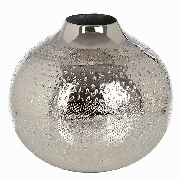 Vase Metall Nickel 18 X 18 X 20 Cm günstig online kaufen