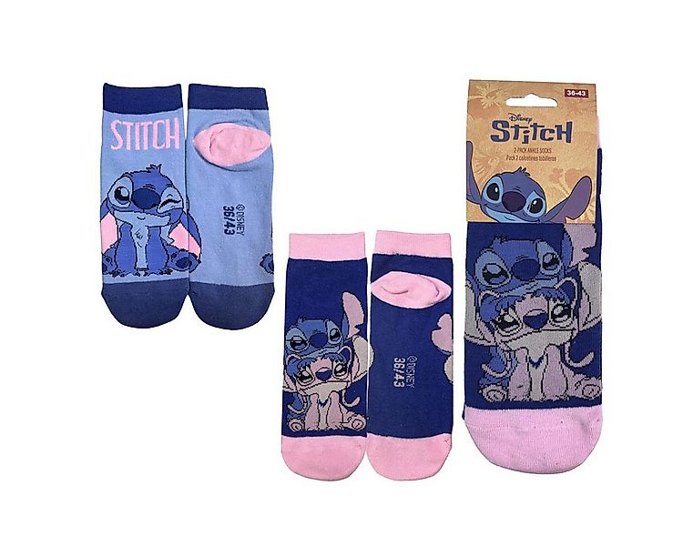 Lilo & Stitch Kurzsocken Sneakersocken 36 bis 43 (Onesize) günstig online kaufen