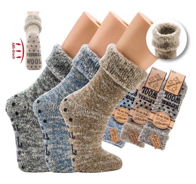 Wowerat ABS-Socken 1 Paar THERMO-Wollsocken mit günstig online kaufen
