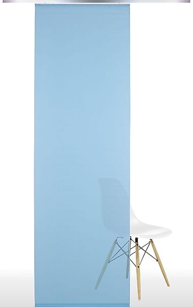Liedeco Schiebegardine, Klettband (1 St), halbtransparent, günstig online kaufen