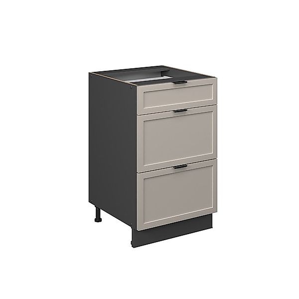 Vicco Unterschrank Fame-Line, GrauBeige/Anthrazit, 50 cm günstig online kaufen