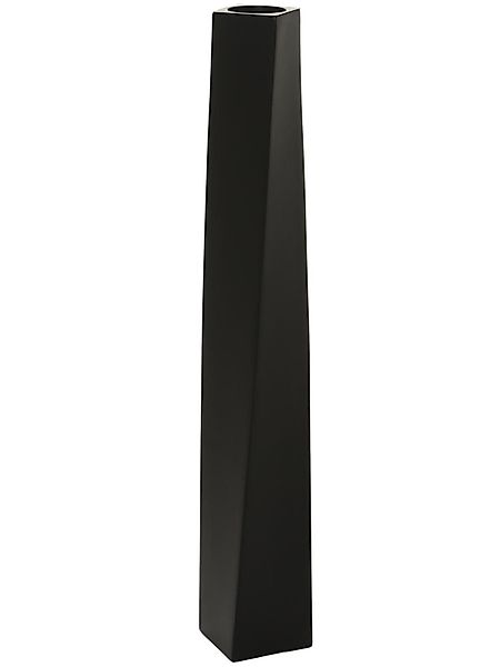 VIVANNO Bodenvase Kerzenständer Standkerzenhalter Fiberglas Schwarz günstig online kaufen