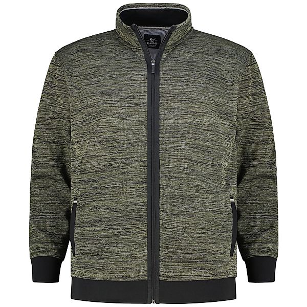 Hajo Sweatjacke "Stay Fresh", bügelfrei Farbe schwarz Größe: 3XL günstig online kaufen