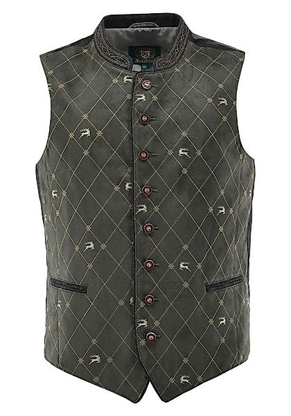 OS Trachten Trachtenweste Skoso Slim Fit, Stehkragen, 2 Paspeltaschen und H günstig online kaufen