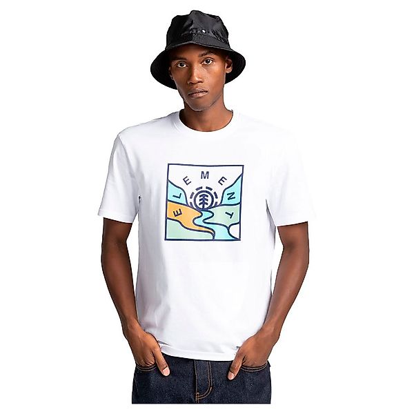 Element Kimos Kurzärmeliges T-shirt XS Optic White günstig online kaufen