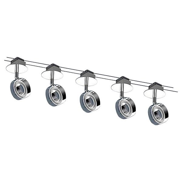 Näve Leuchten LED-Leuchten 1251042 stahlfarbig Metall Kunststoff B/H/T: ca. günstig online kaufen