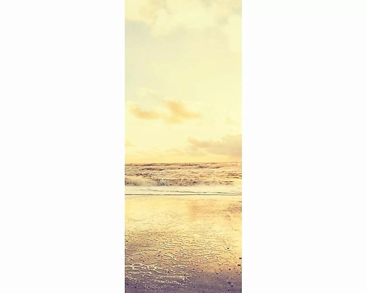 Dekopanel "Strandsonne" 1,00x2,50 m / selbstklebende Folie günstig online kaufen