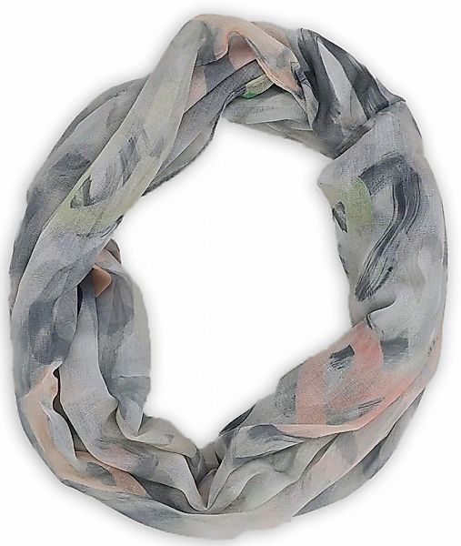 styleBREAKER Loop "Loop mit Brushstroke Herz Muster" 1 Stk. günstig online kaufen