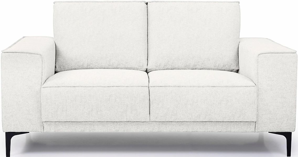 Places of Style 2-Sitzer "Kompaktsofa Oland, Struktur, Flachgewebe, Luxus-M günstig online kaufen