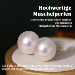 ibettertec Perlenketten-Set 9-10mm Muschelperlen für Frauen günstig online kaufen